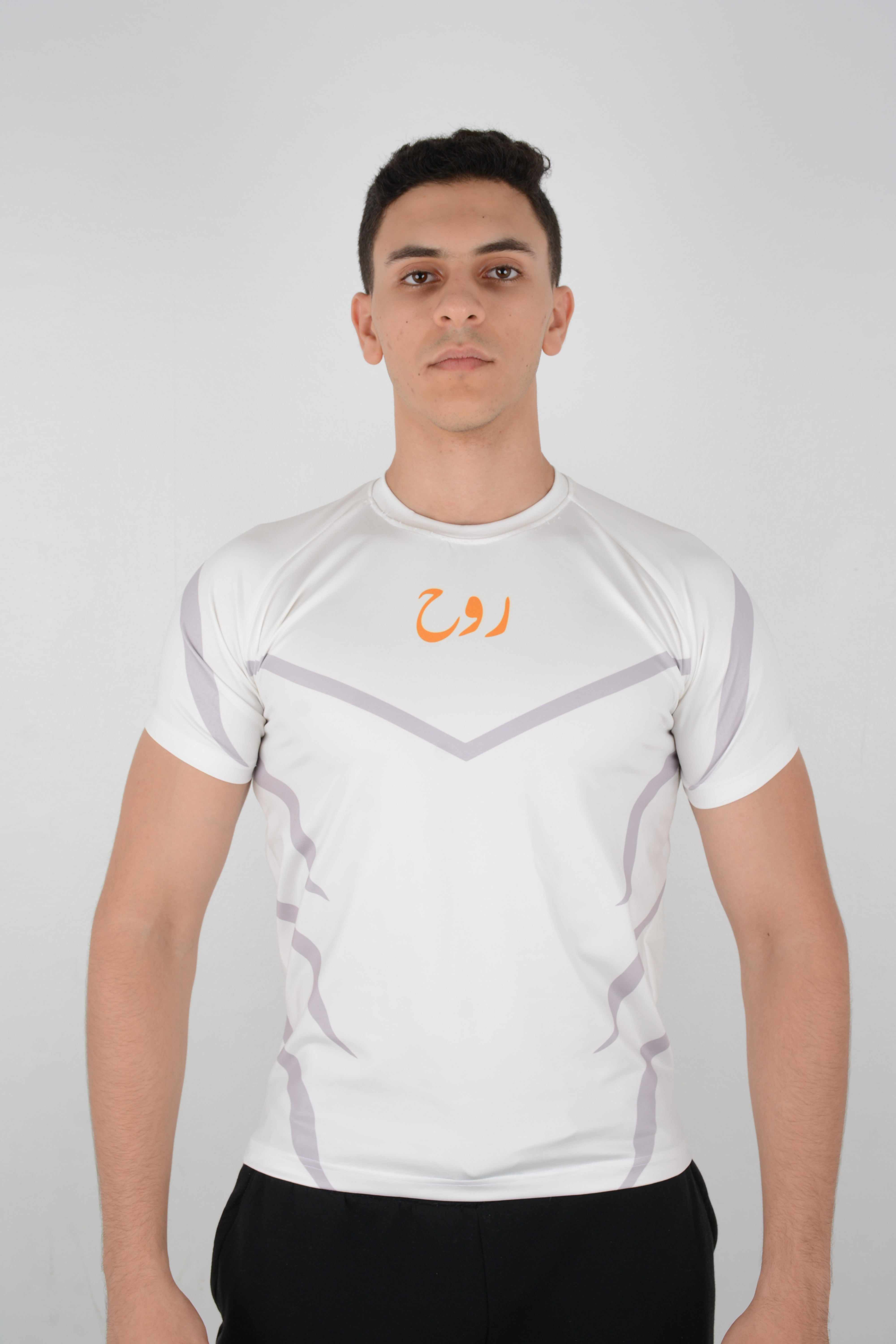 COMPRESSION WHITE T-SHIRT