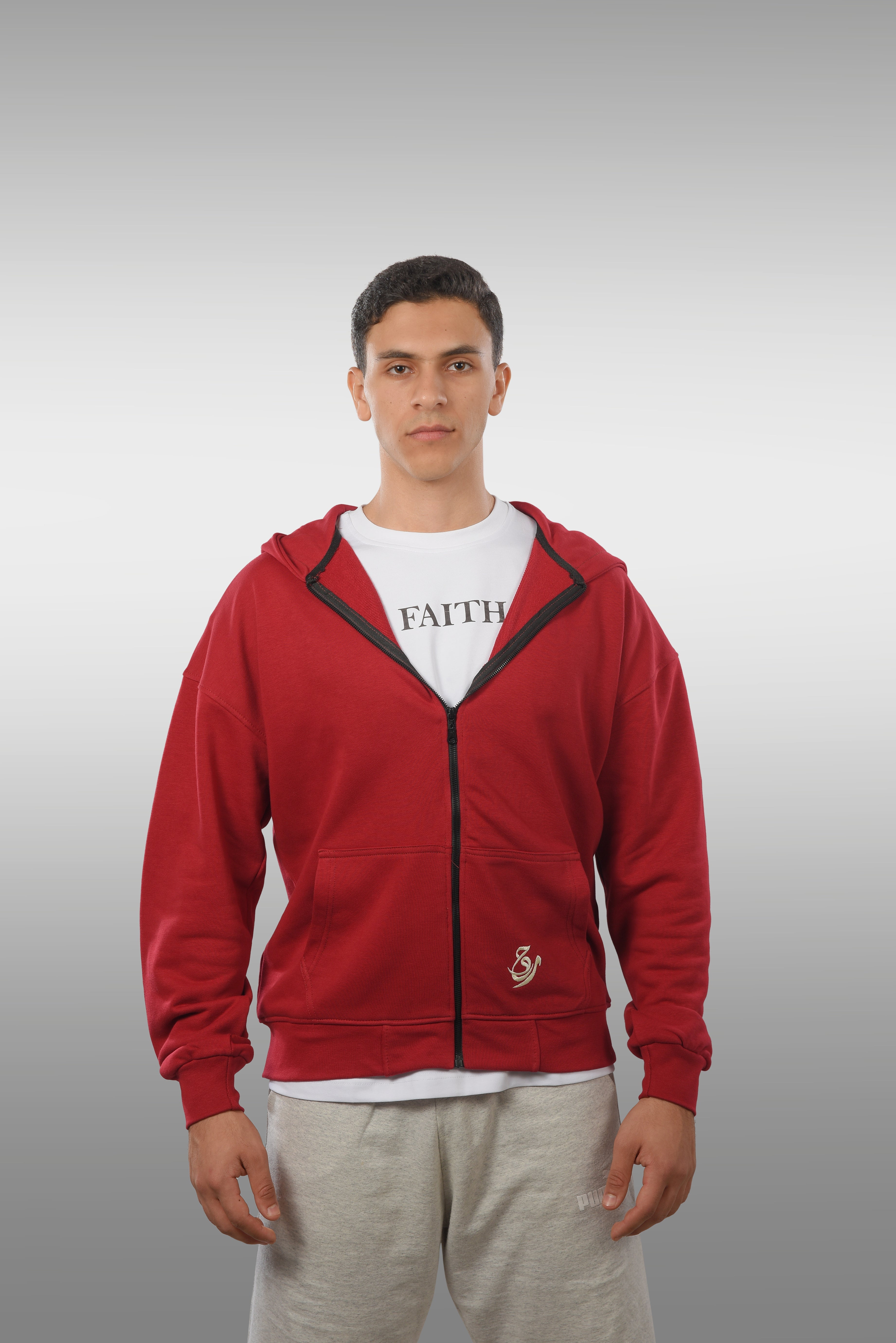 The "جَلَد" Burgundy Jacket